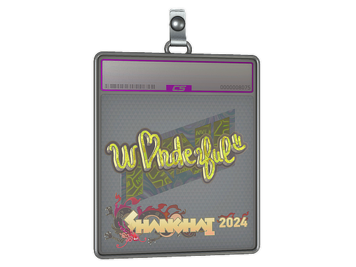 Sticker Slab w0nderful Holo Shanghai 2024