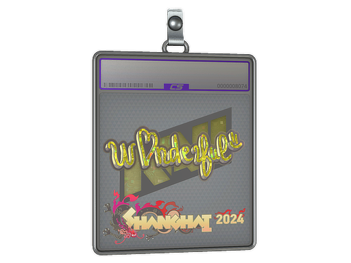 Sticker Slab w0nderful Glitter Shanghai 2024