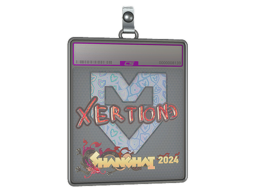 Sticker Slab xertioN Holo Shanghai 2024