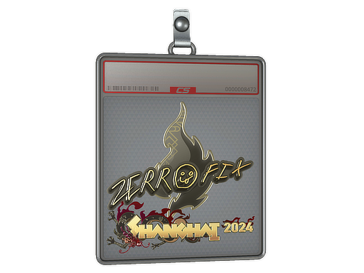 Sticker Slab zeRRoFIX Gold Shanghai 2024