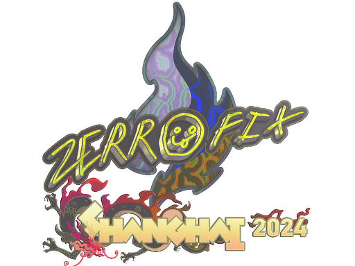 Sticker | zeRRoFIX (Holo) | Shanghai 2024