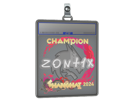 Sticker Slab zont1x Champion Shanghai 2024
