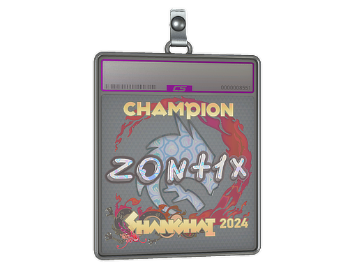 Sticker Slab zont1x Holo, Champion Shanghai 2024