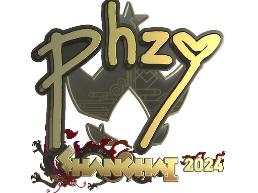 Sticker | phzy (Gold) | Shanghai 2024
