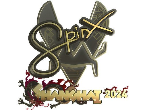 Sticker | Spinx (Gold) | Shanghai 2024