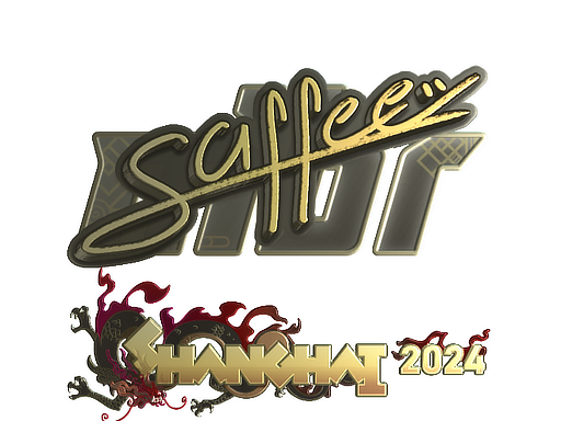 Sticker | saffee (Gold) | Shanghai 2024
