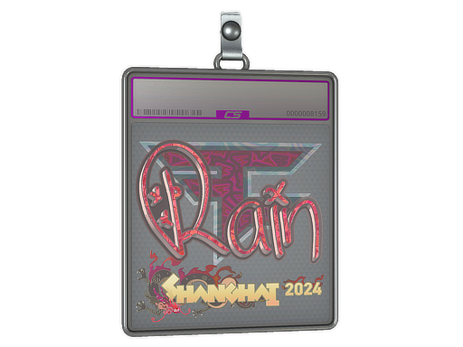 Sticker Slab rain Holo Shanghai 2024