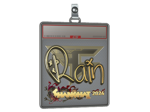 Sticker Slab rain Gold Shanghai 2024