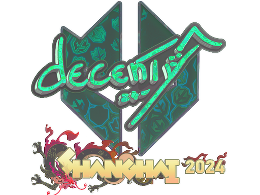 Sticker | decenty (Holo) | Shanghai 2024