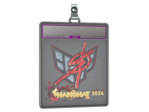 Sticker Slab degster Holo Shanghai 2024