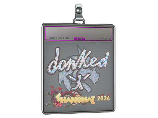 Sticker Slab donk Holo Shanghai 2024