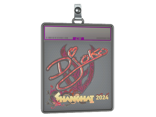 Sticker Slab Djoko Holo Shanghai 2024