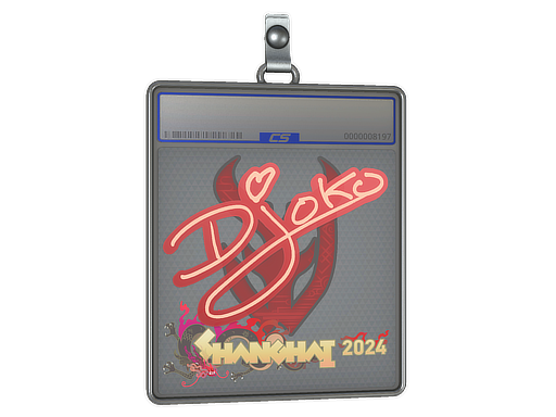 Sticker Slab Djoko Shanghai 2024