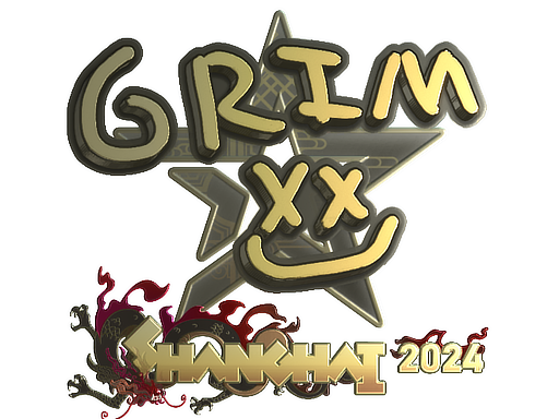 Sticker | Grim (Gold) | Shanghai 2024