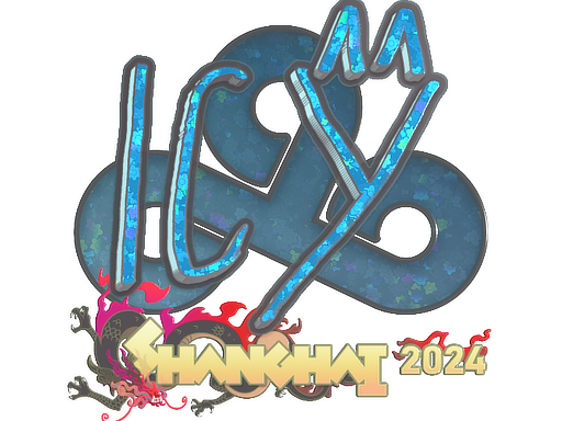 Sticker | ICY (Glitter) | Shanghai 2024