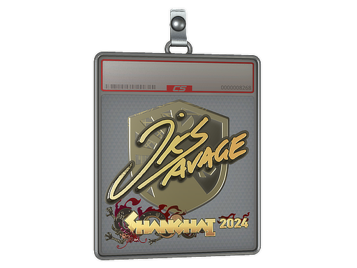 Sticker Slab jks Gold Shanghai 2024