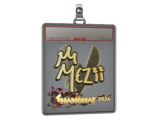 Sticker Slab mezii Gold Shanghai 2024