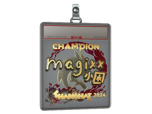Sticker Slab magixx Gold, Champion Shanghai 2024