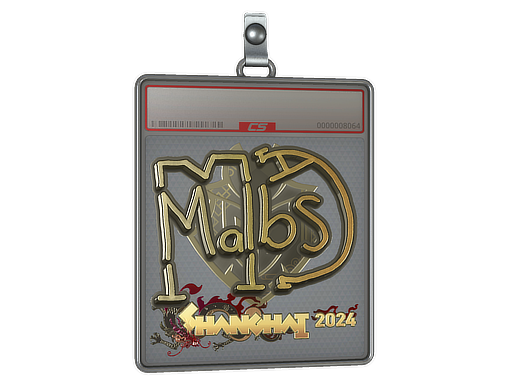 Sticker Slab malbsMd Gold Shanghai 2024