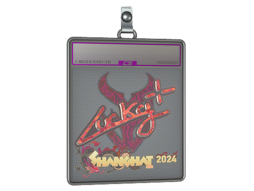 Sticker Slab Lucky Holo Shanghai 2024