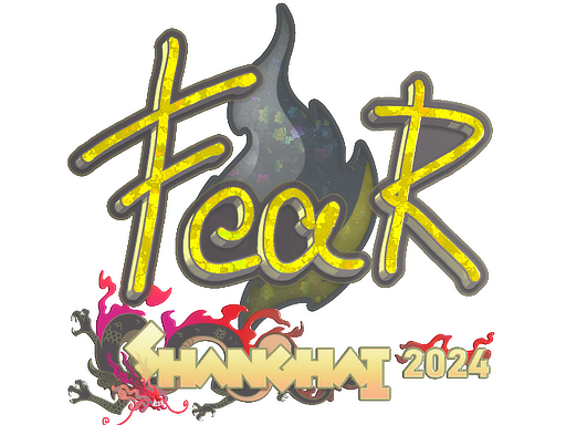 Sticker | fEAR (Glitter) | Shanghai 2024