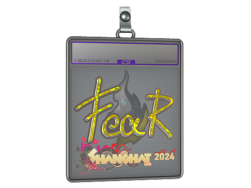 Sticker Slab fEAR Glitter Shanghai 2024