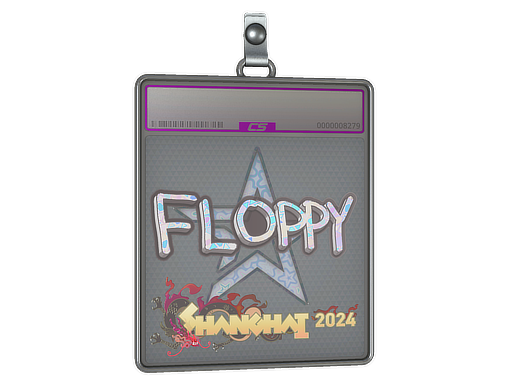 Sticker Slab floppy Holo Shanghai 2024
