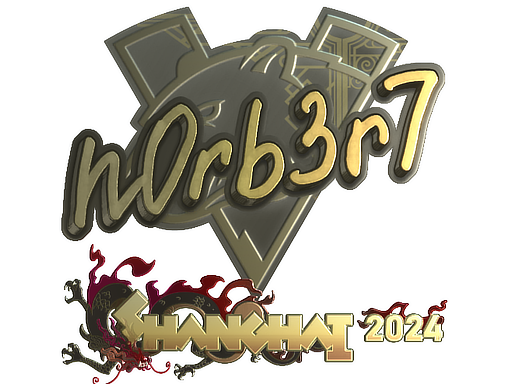 Sticker | n0rb3r7 (Gold) | Shanghai 2024