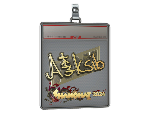 Sticker Slab Aleksib Gold Shanghai 2024