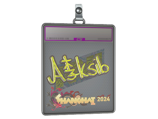 Sticker Slab Aleksib Holo Shanghai 2024