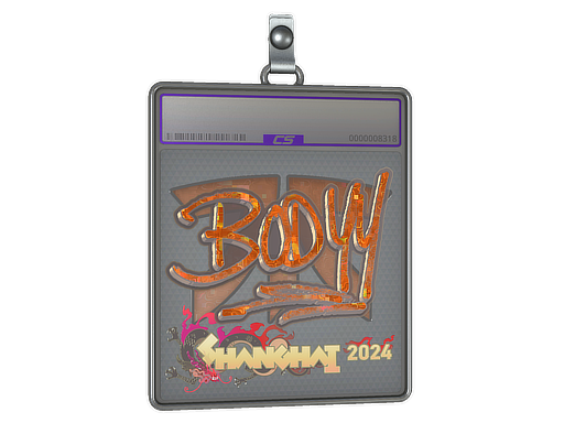 Sticker Slab bodyy Glitter Shanghai 2024