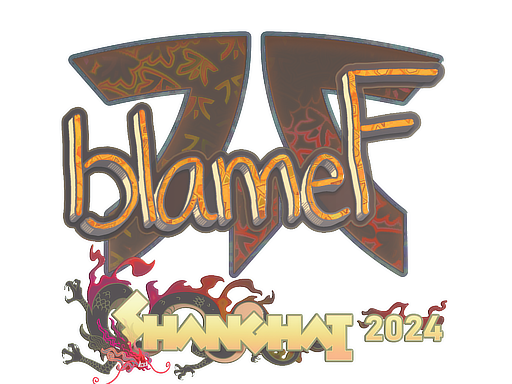 Sticker | blameF (Holo) | Shanghai 2024