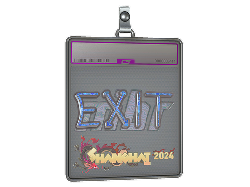 Sticker Slab exit Holo Shanghai 2024