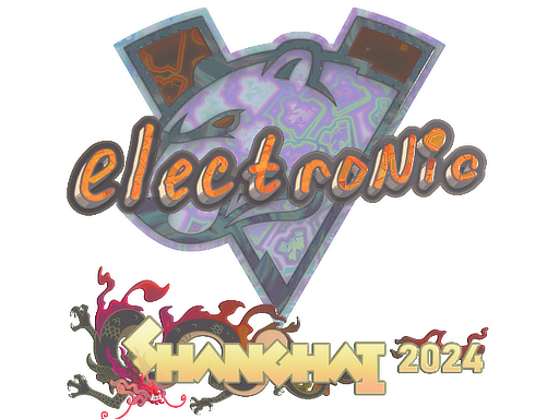 Sticker | electronic (Holo) | Shanghai 2024