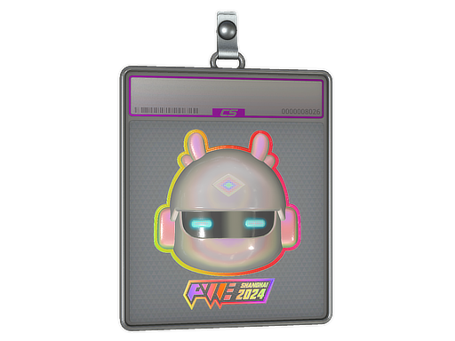 Sticker Slab Perfect World Holo Shanghai 2024