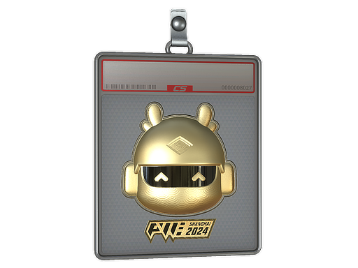 Sticker Slab Perfect World Gold Shanghai 2024