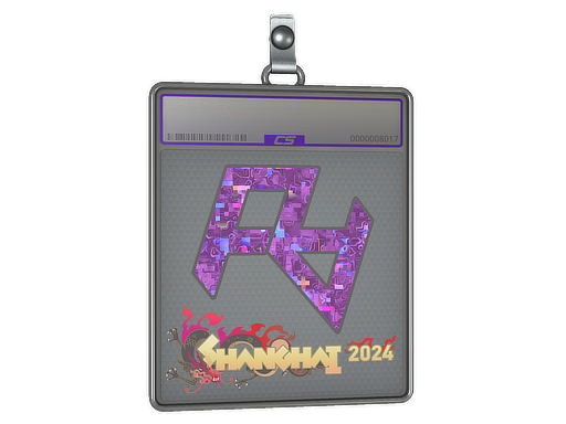 Sticker Slab Rare Atom Glitter Shanghai 2024