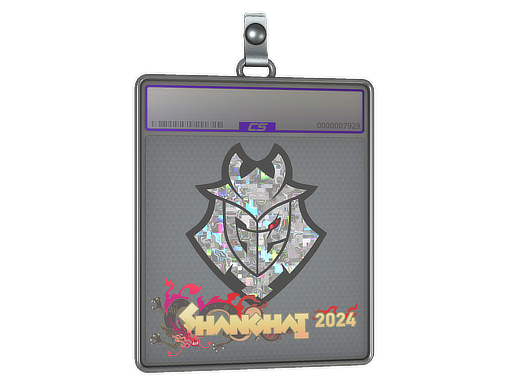 Sticker Slab G2 Esports Glitter Shanghai 2024