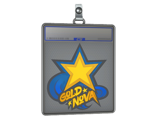 Sticker Slab Gold Nova