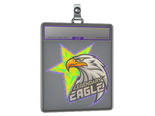 Sticker Slab Legendary Eagle Holo