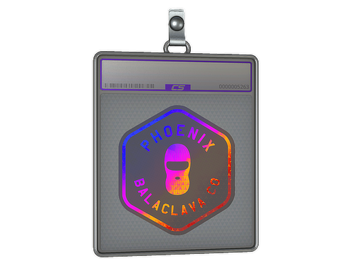 Sticker Slab Phoenix Balaclava Co. Holo