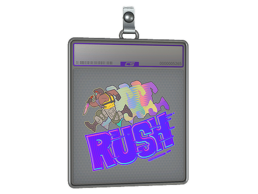 Sticker Slab T Rush Holo