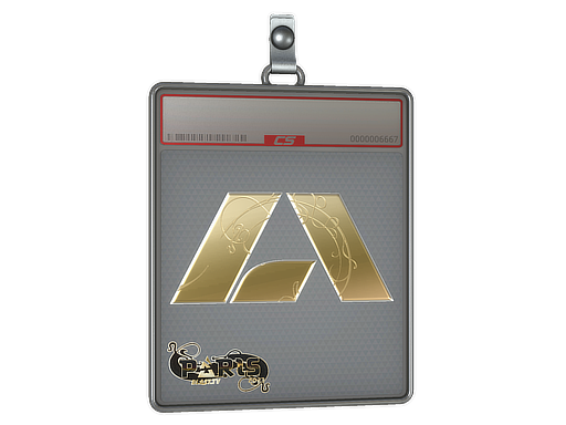 Sticker Slab Apeks Gold Paris 2023