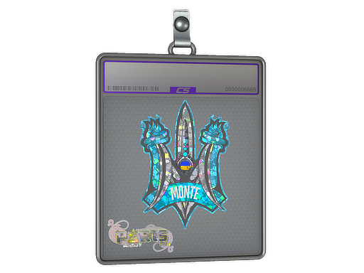 Sticker Slab Monte Glitter Paris 2023