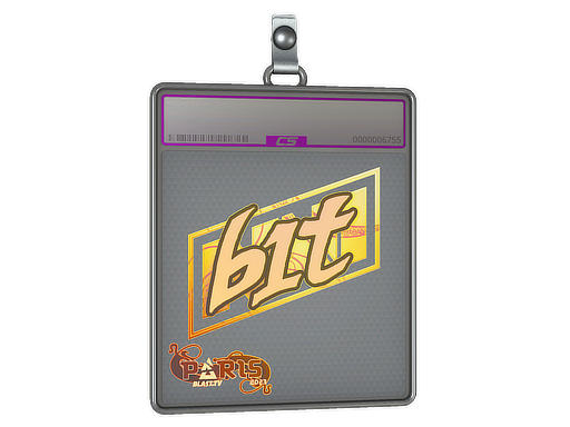 Sticker Slab b1t Holo Paris 2023