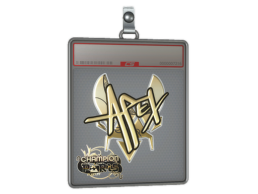 Sticker Slab apEX Gold, Champion Paris 2023