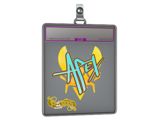 Sticker Slab apEX Holo Paris 2023