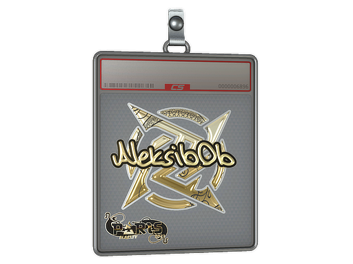 Sticker Slab Aleksib Gold Paris 2023