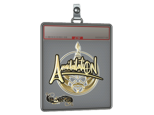 Sticker Slab ANNIHILATION Gold Paris 2023