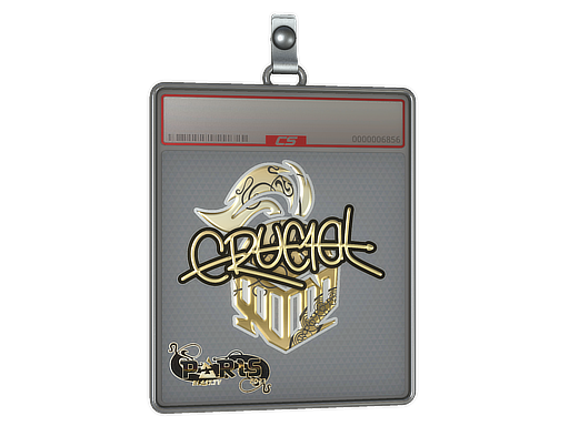 Sticker Slab CRUC1AL Gold Paris 2023